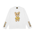 Drew House Sweatshirts Unisex Cartoon Bear Crew Neck Loose Sweater