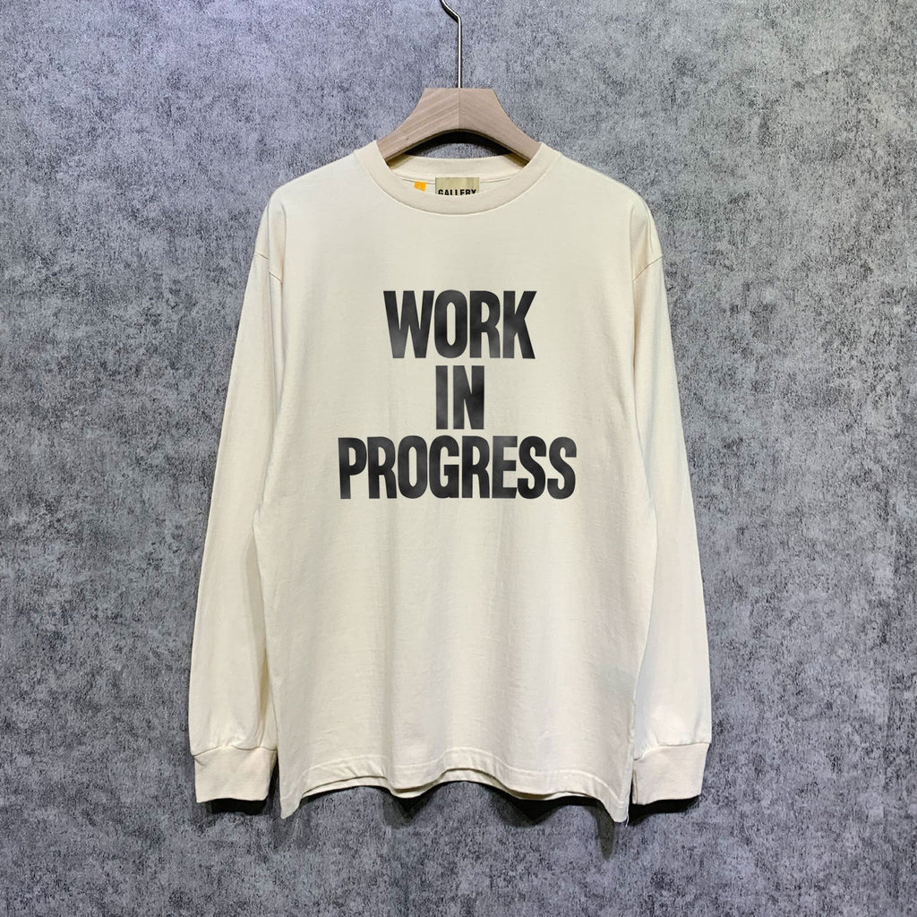 Gallery Dept Long Sleeved Shirt Fashion Brand Long Sleeve Long-Sleeved T-shirt Blouse