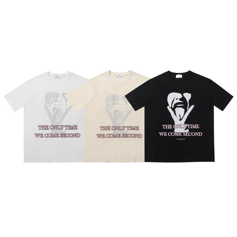 Rhude T-shirt Geometric Print Short Sleeve T-shirt