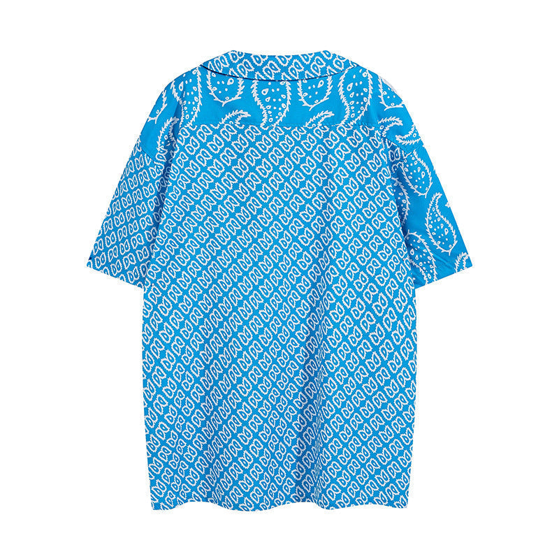 Rhude T-shirt Family Totem Casual Short Sleeve Shirt, Shorts