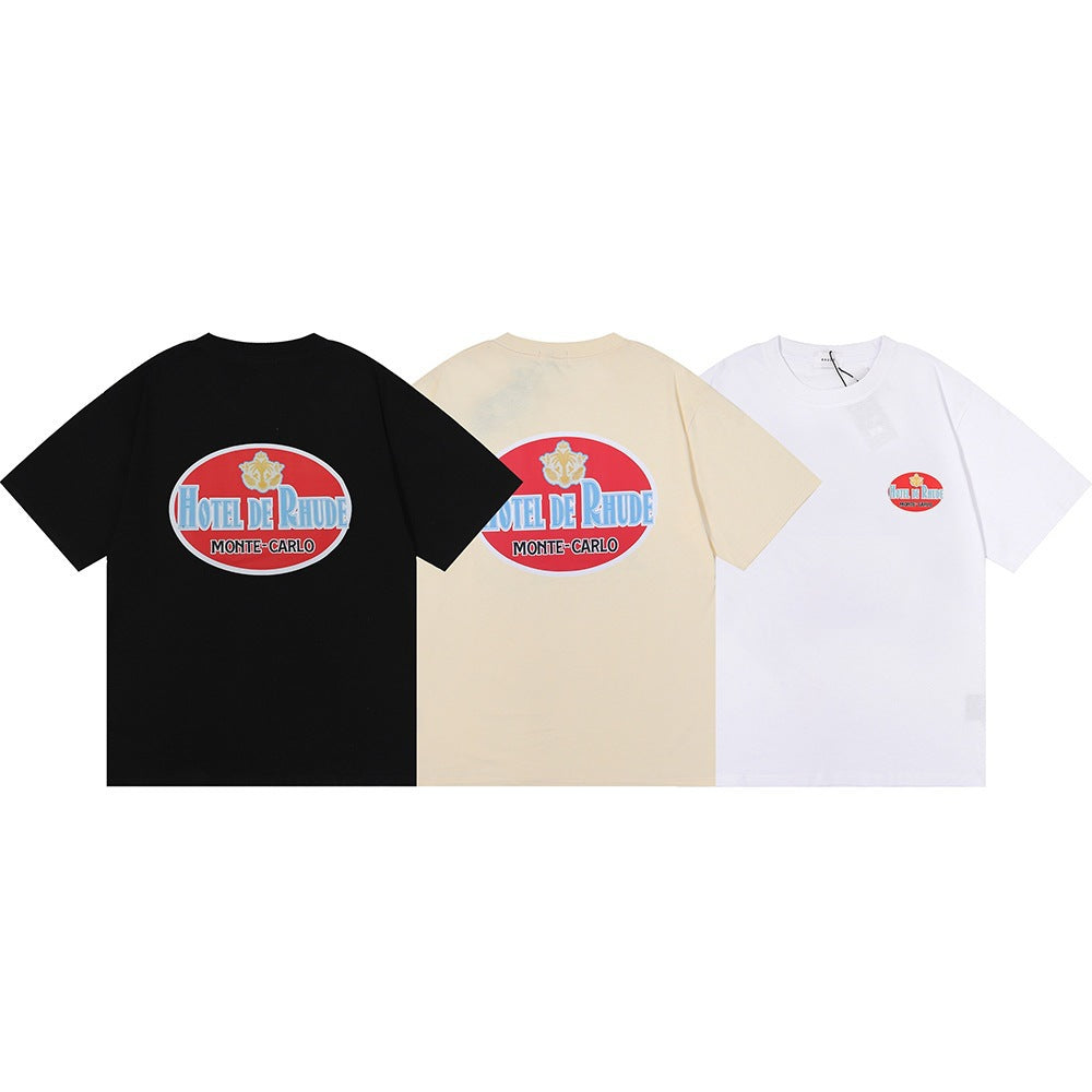 Rhude T-shirt Short Sleeve T-shirt Loose