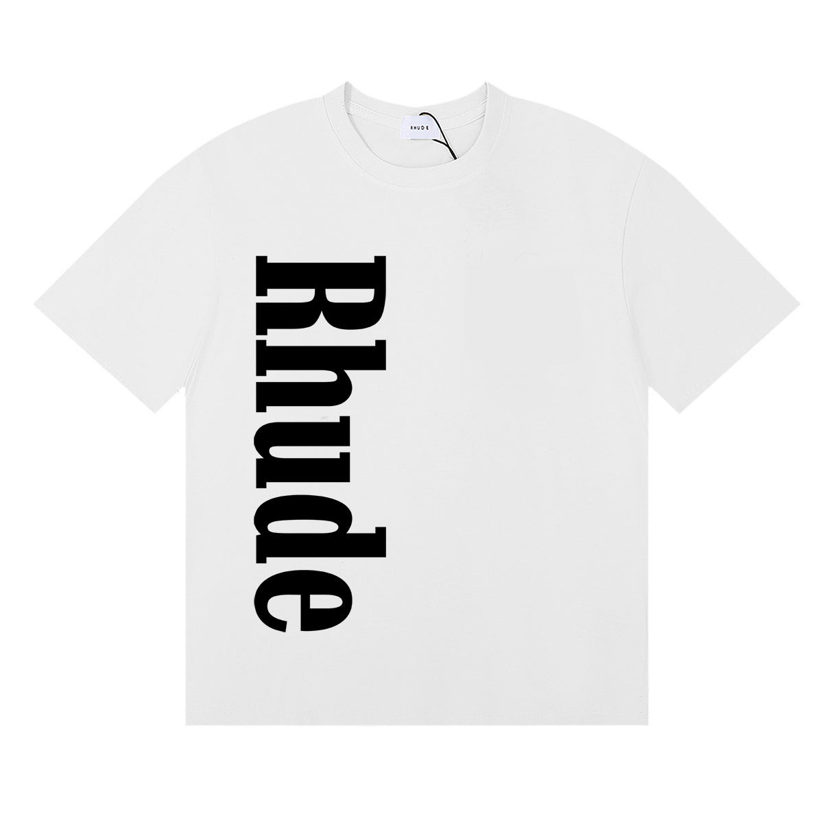 Rhude T-shirt Micro Label Letter Skull Print Short Sleeve T-shirt