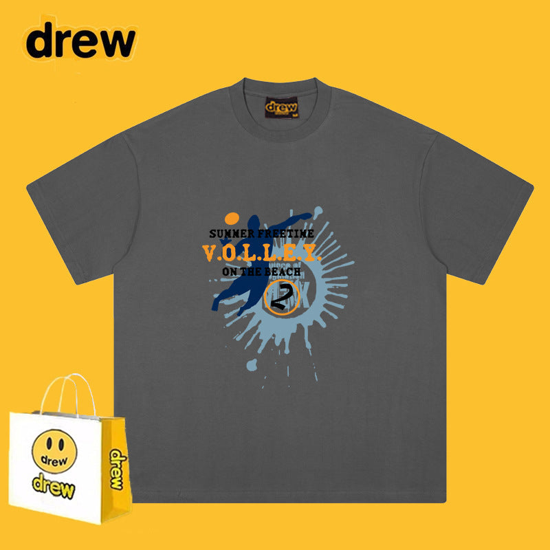 Drew T-shirts Cotton Short-Sleeved Printed T-shirt