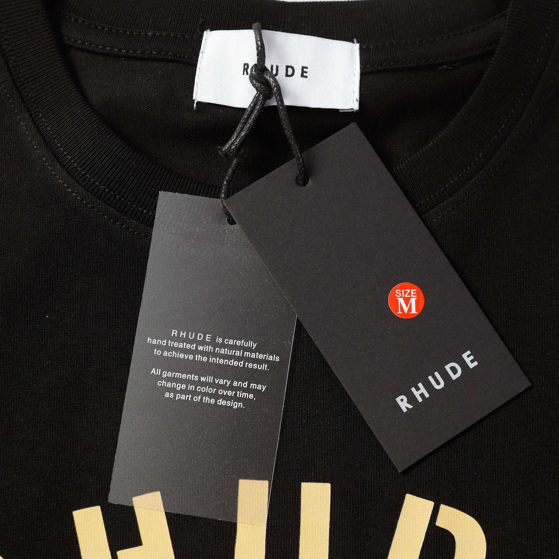 Rhude T-shirt Racing Club Alphabet Slogan Printed Short Sleeve T-shirt