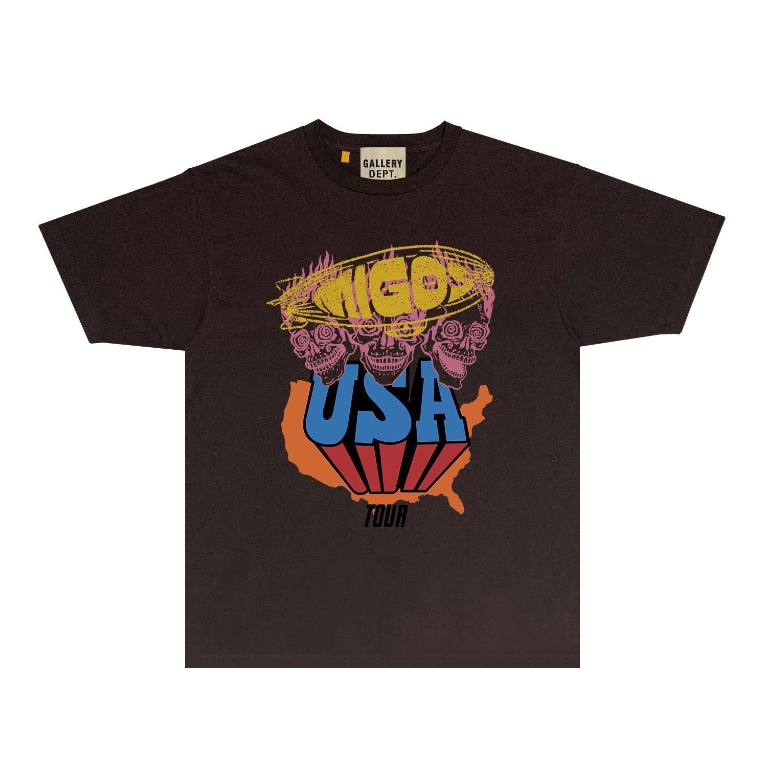 Gallery Dept T Shirts European And American Tee Shirt Short Sleeve T-Shirt Blouse