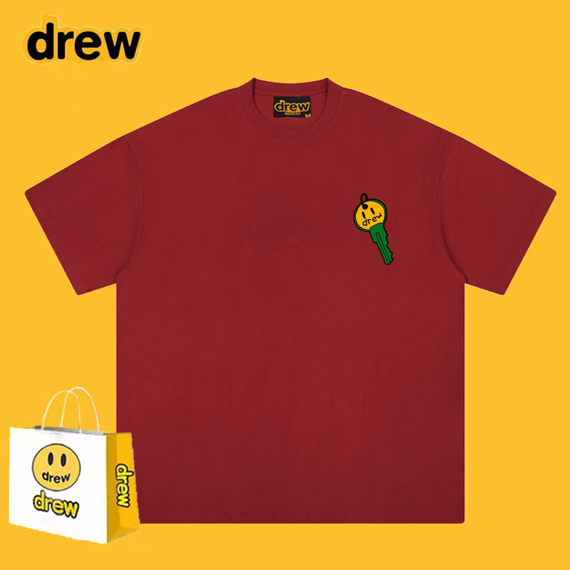 Drew T-shirts Short-Sleeved T-shirt Smiley Face