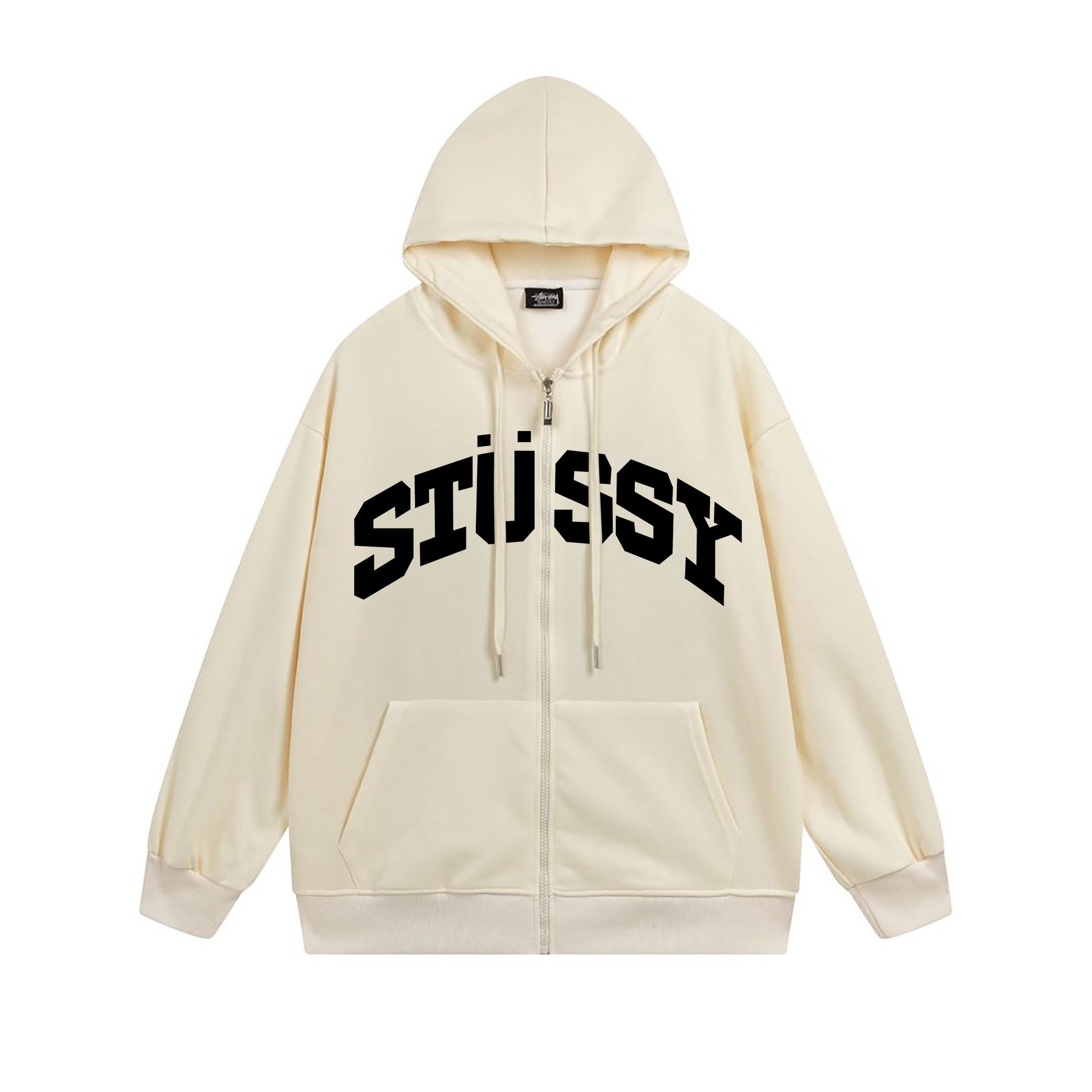 Stussy Hoodie Zip Cardigan Hooded Sweater