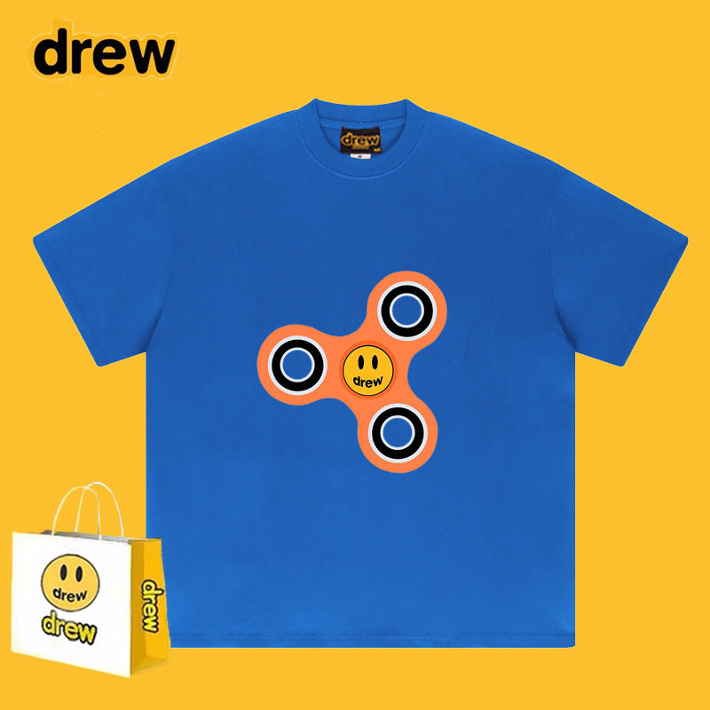 Drew T-shirts Cotton Short Sleeve Loose Men's Short Sleeve