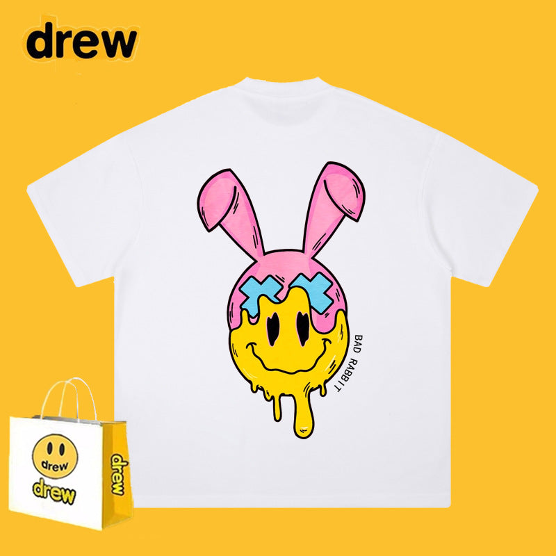 Drew T-shirts Smiley T-shirt Rabbit Print