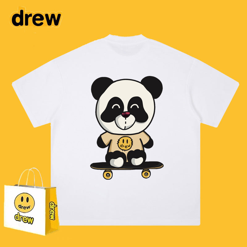 Drew T-shirts Short Sleeve Heavy Short Sleeve T-shirt Casual