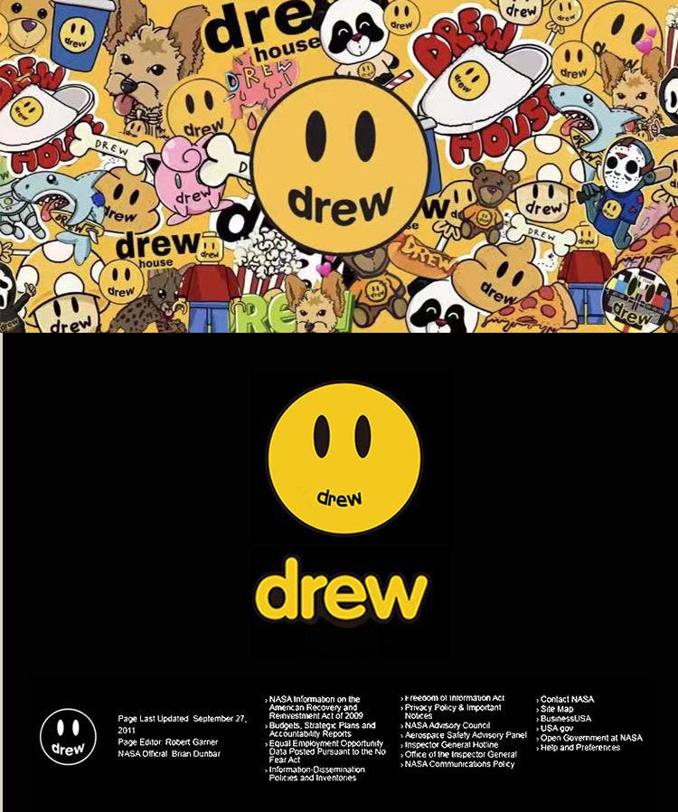 Drew T-shirts Short Sleeve T-shirt Printing