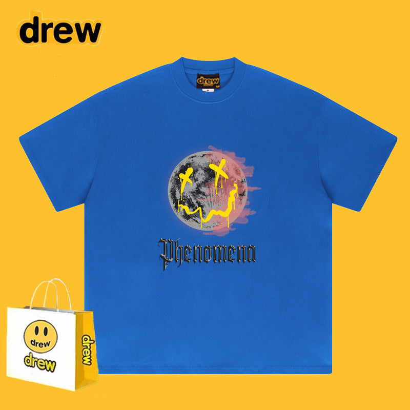 Drew T-shirts Cotton Short Sleeve Loose Men's Short Sleeve