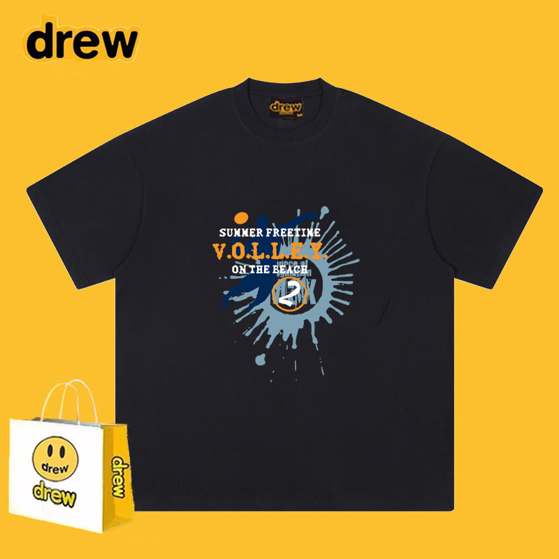 Drew T-shirts Cotton Short-Sleeved Printed T-shirt