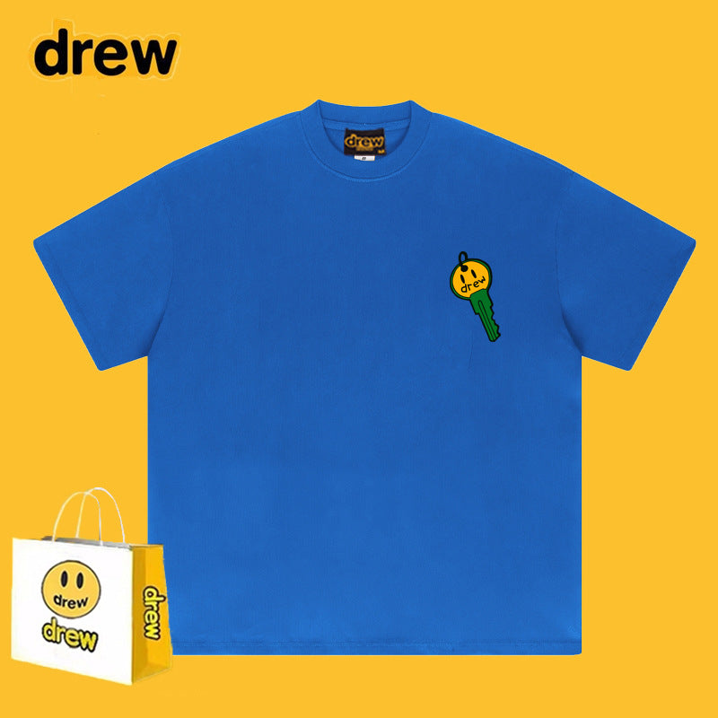 Drew T-shirts Short-Sleeved T-shirt Smiley Face