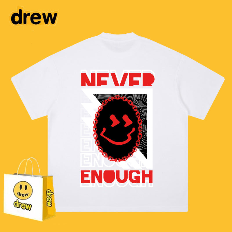 Drew T-shirts T-shirt Loose Men's Short Sleeve
