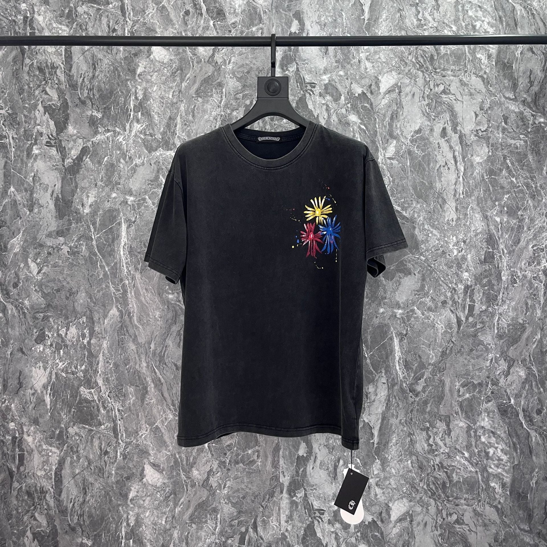 Chrome Heart T Shirts Croix Summer Trend Brand Short Sleeve Street