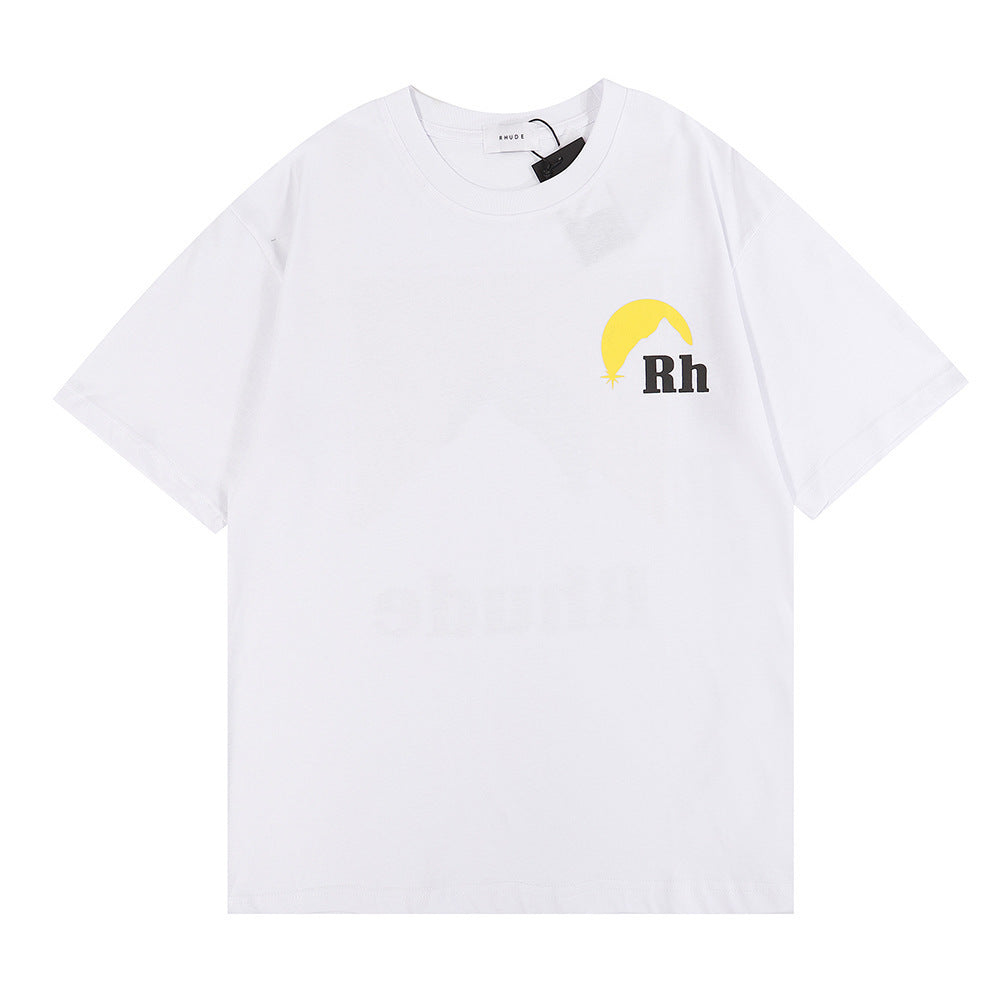 Rhude T-shirt Sunset Printed Short Sleeve T-shirt