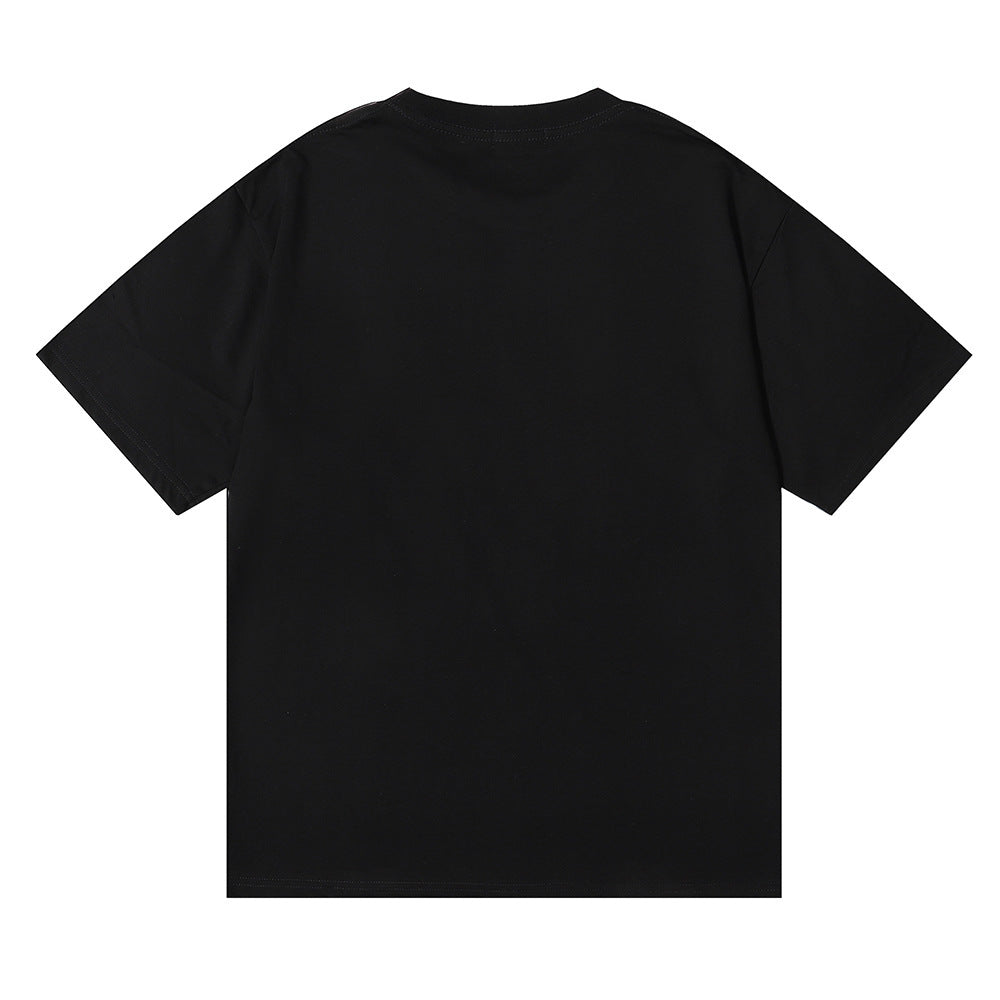 Rhude T-shirt Micro Label Yacht Print Short Sleeve T-shirt