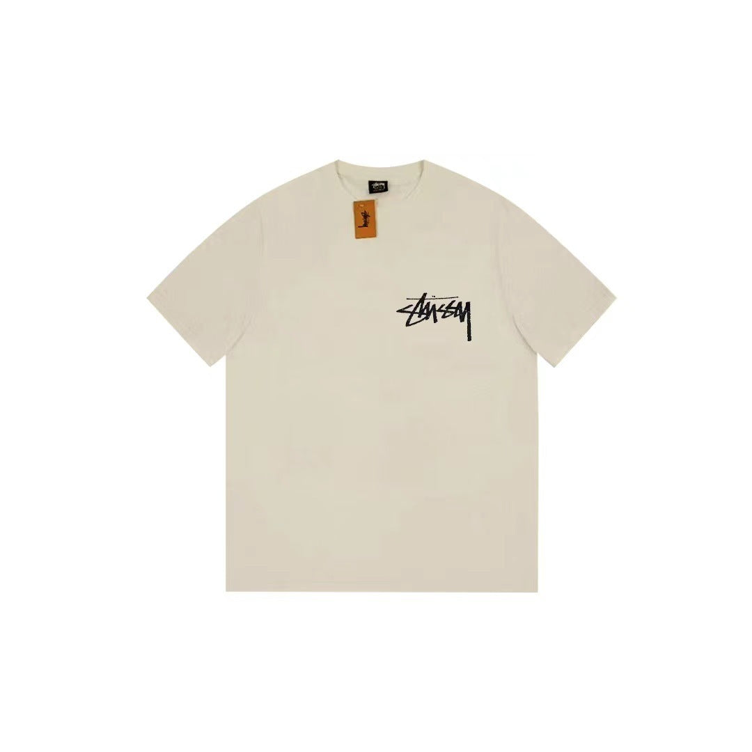 Stussy T-Shirts Loose Casual T-Shirts Same for Men and Women