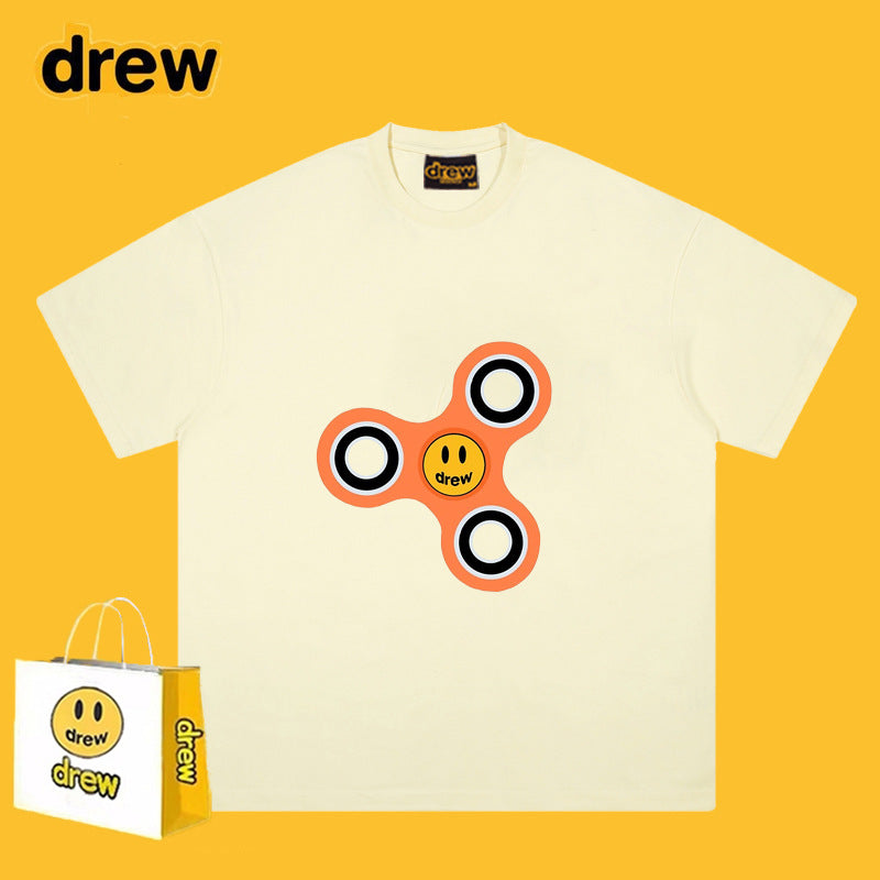 Drew T-shirts Cotton Short Sleeve Loose Men's Short Sleeve