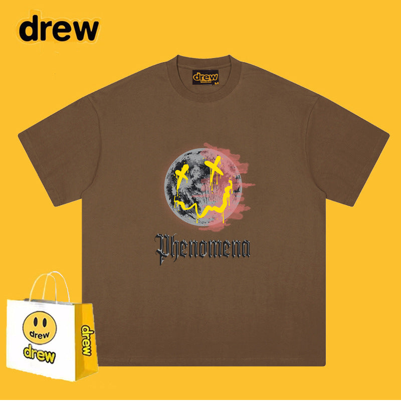 Drew T-shirts Cotton Short Sleeve Loose Men's Short Sleeve