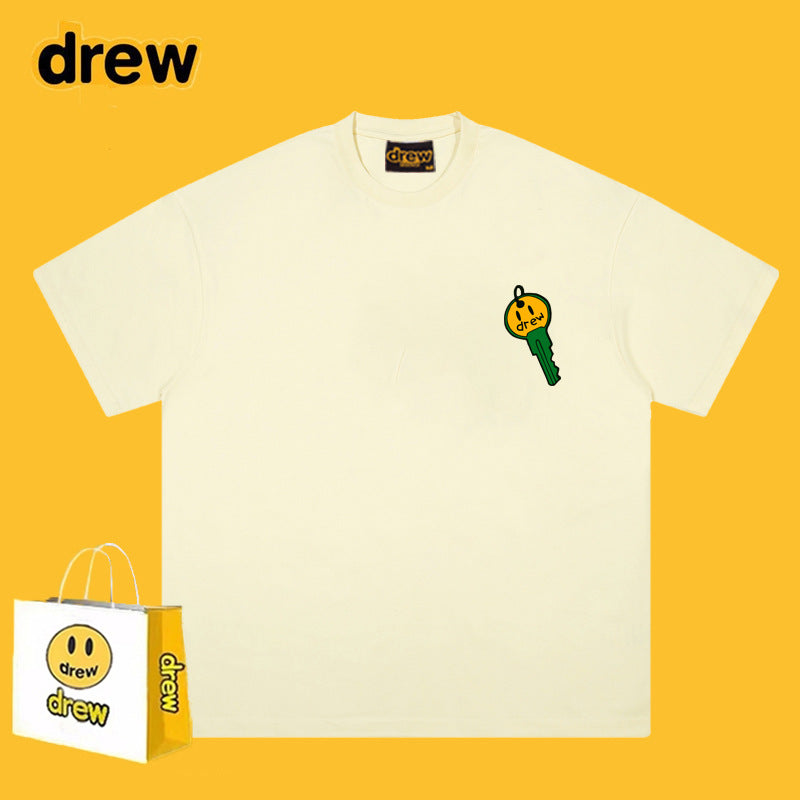 Drew T-shirts Short-Sleeved T-shirt Smiley Face