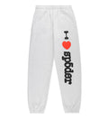 Sp5der Heather Grey Souvenir Sweatpants
