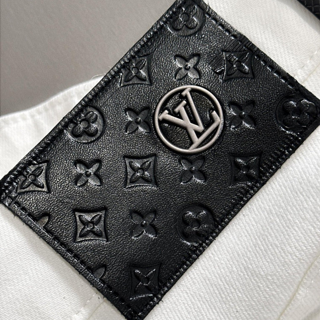 Louis Vuitton Logo-Embroidered Jeans