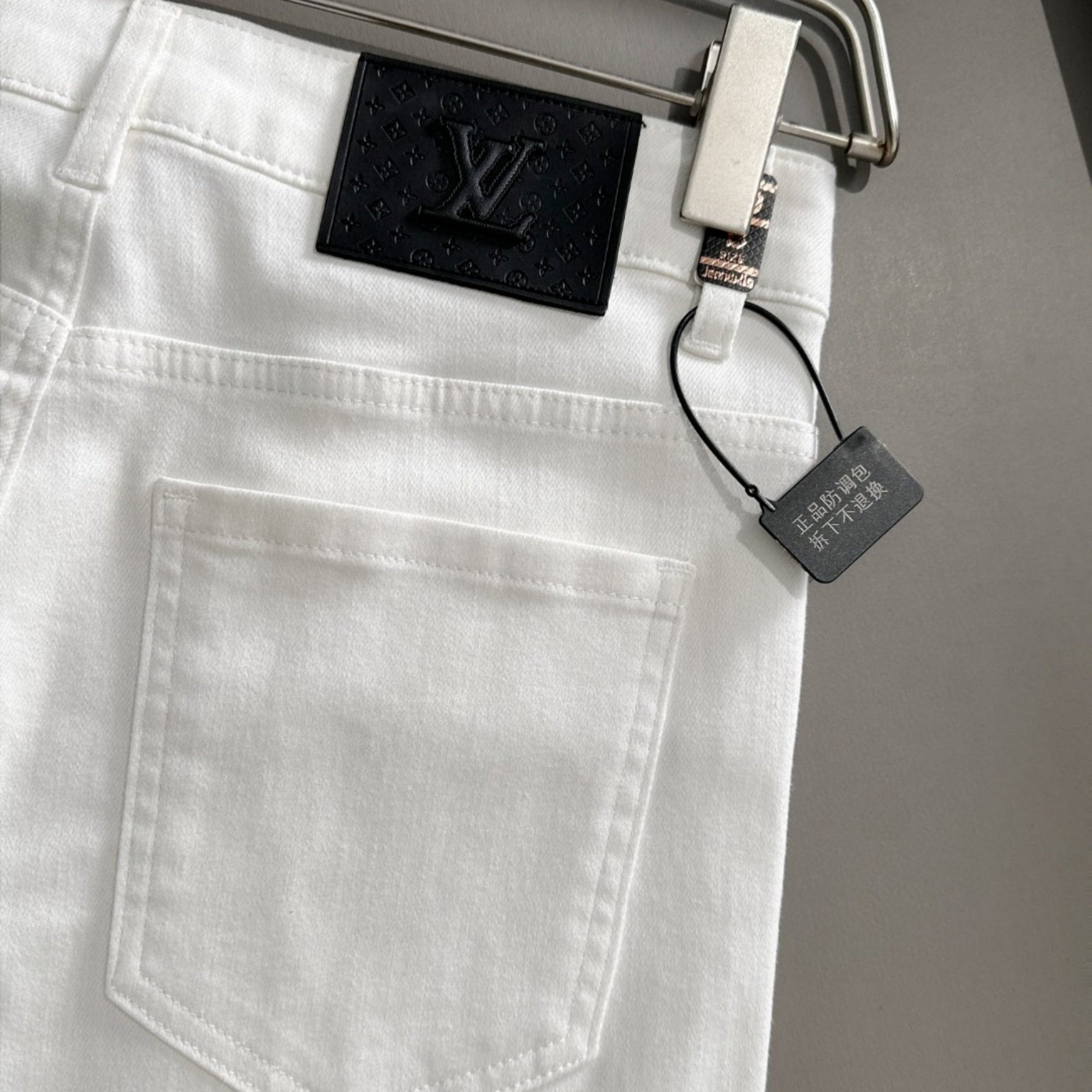 Louis Vuitton Logo-Embroidered Jeans