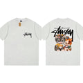 Stussy T-Shirts Loose Casual T-Shirts Same for Men and Women
