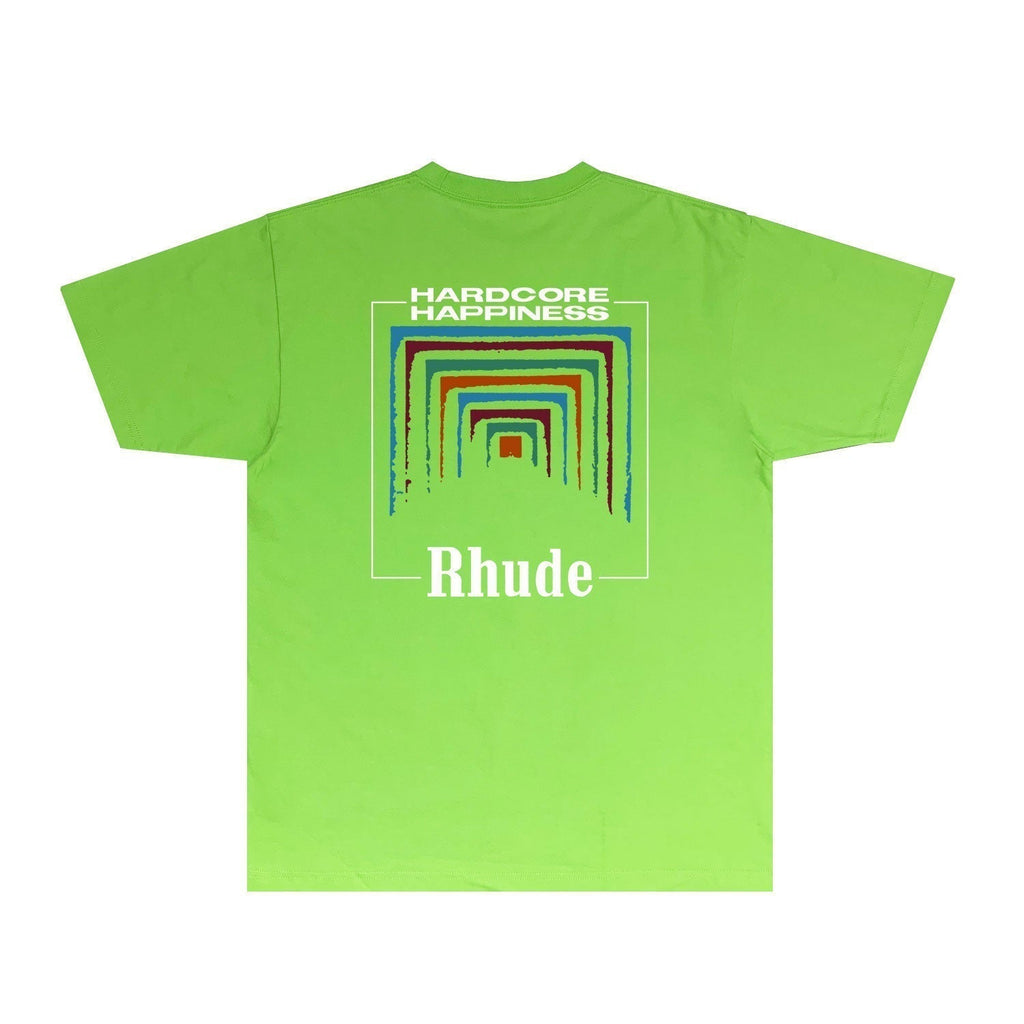 Rhude T-shirts Printed Trendy Pure Cotton