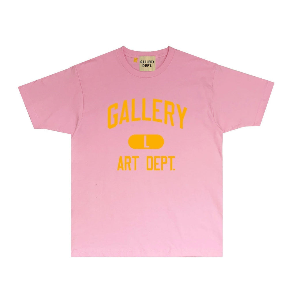 Gallery Dept T Shirt Retro Printed Loose Short-Sleeved Shirt (part2)