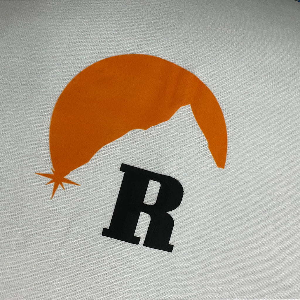 Rhude T-shirts Sunset Printing Cotton Casual Short Sleeve Men and Women