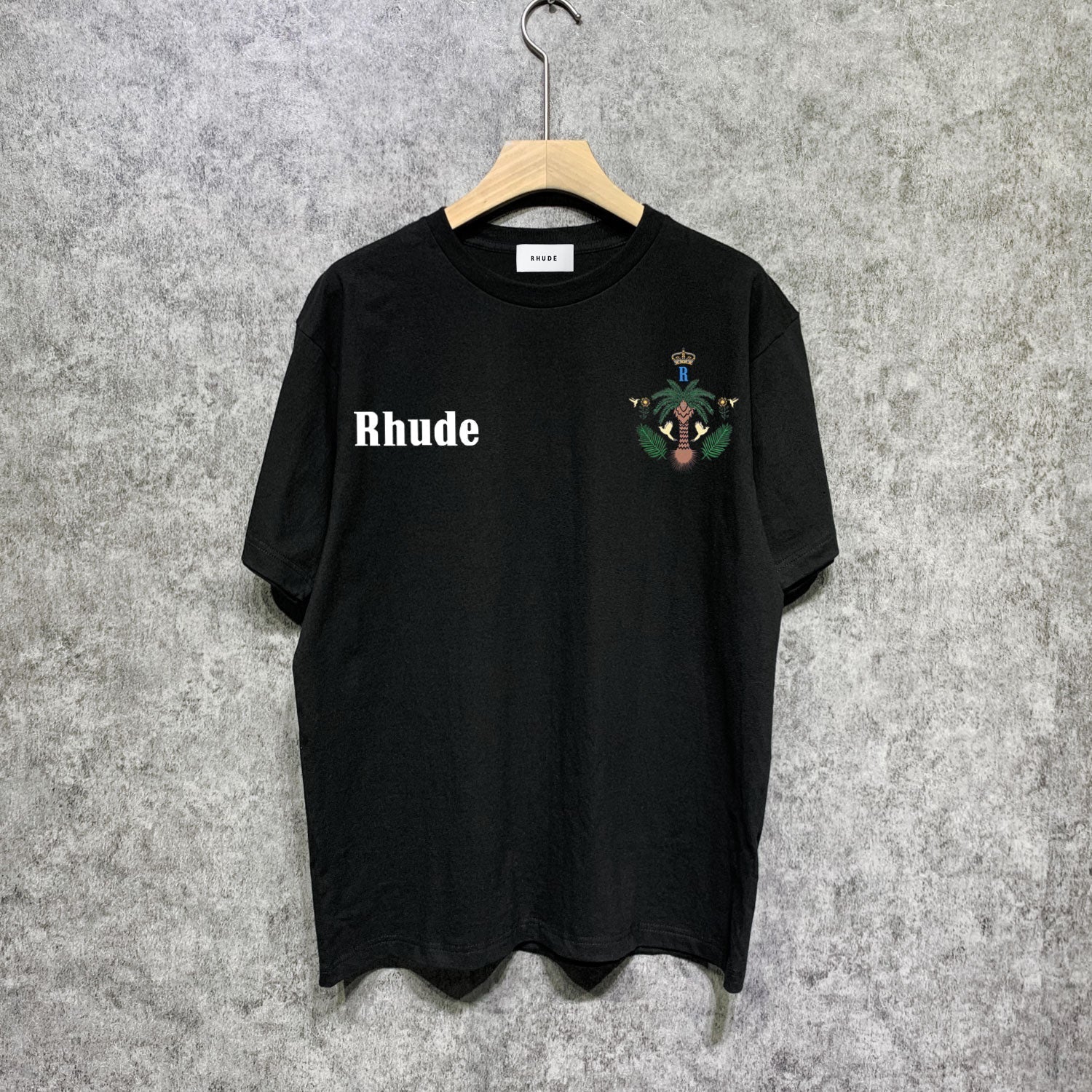 Rhude T-shirts Printed Trendy Pure Cotton