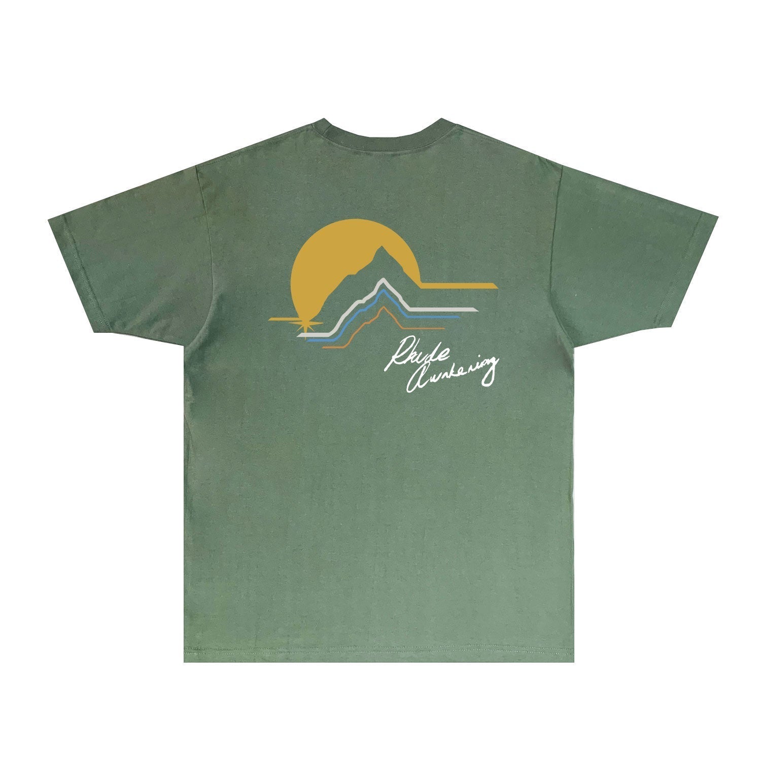 Rhude T-shirts Printed Trendy Pure Cotton