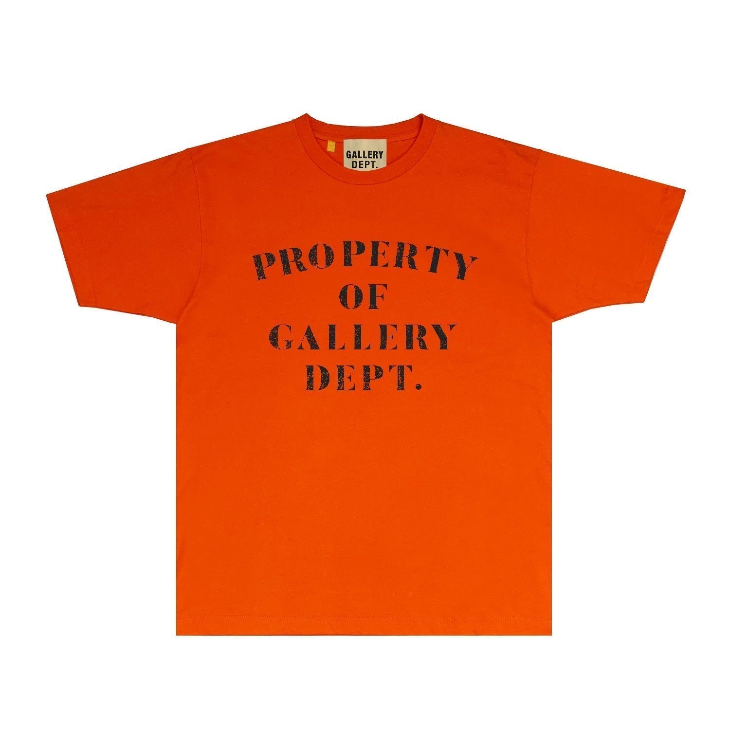 Gallery Dept T Shirt Retro Printed Loose Short-Sleeved Shirt