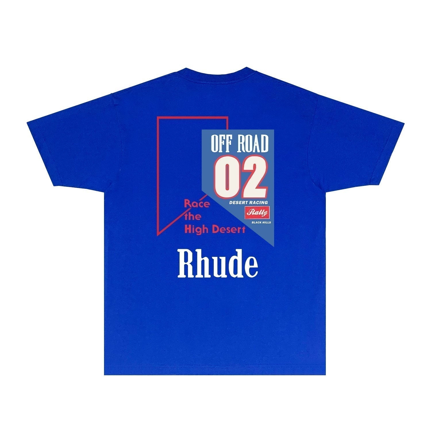 Rhude T-shirts Printed Trendy Pure Cotton