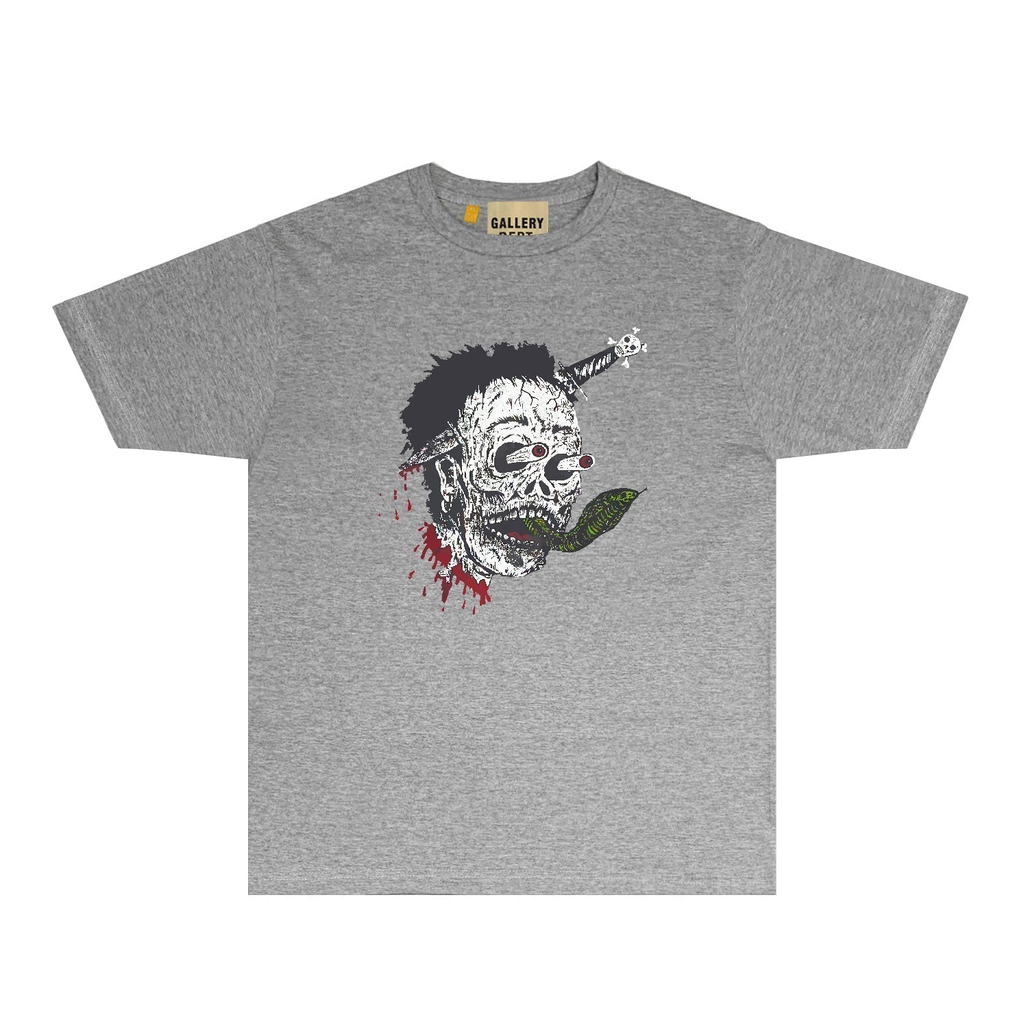 Gallery Dept T Shirt Retro Printed Loose Short-Sleeved Shirt