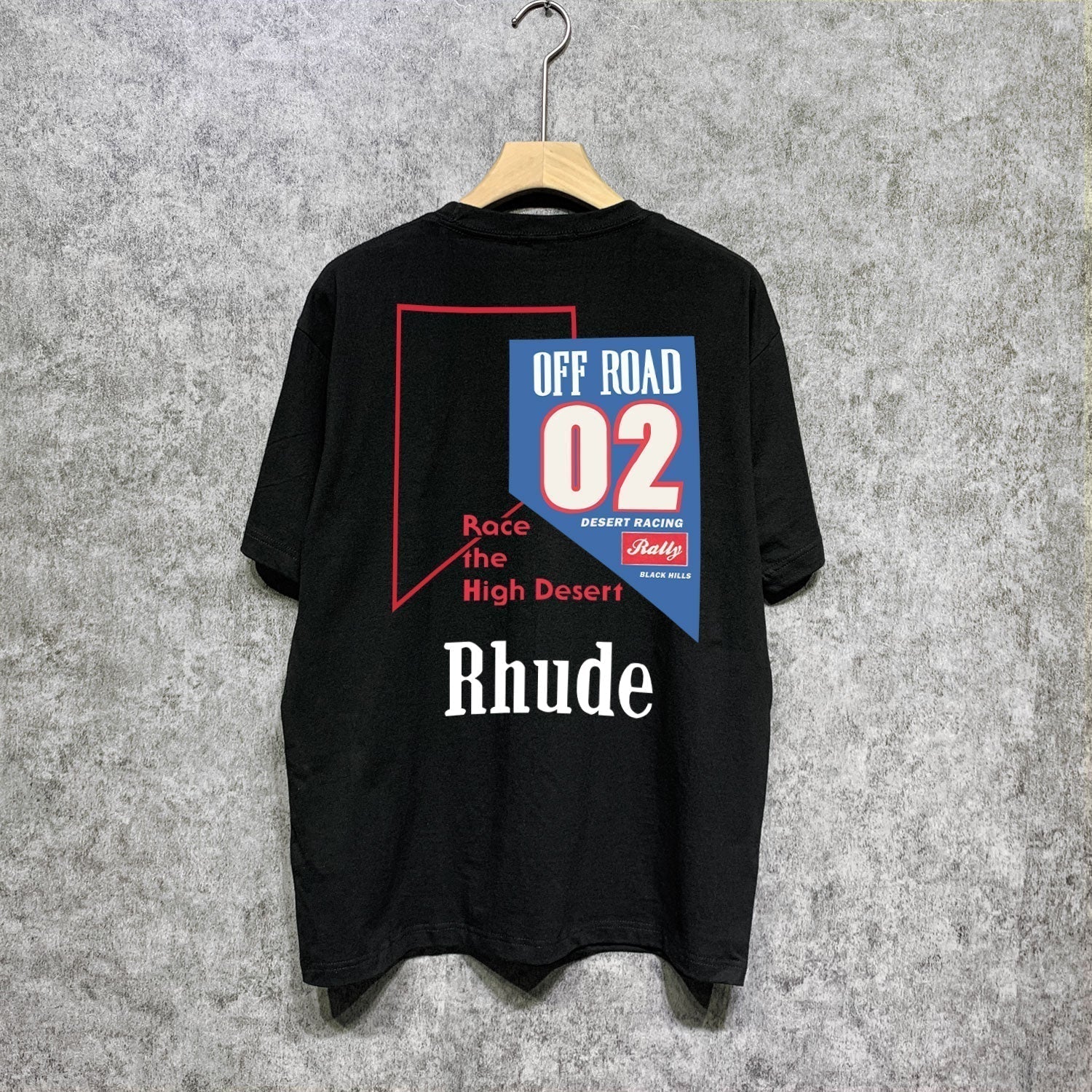 Rhude T-shirts Printed Trendy Pure Cotton