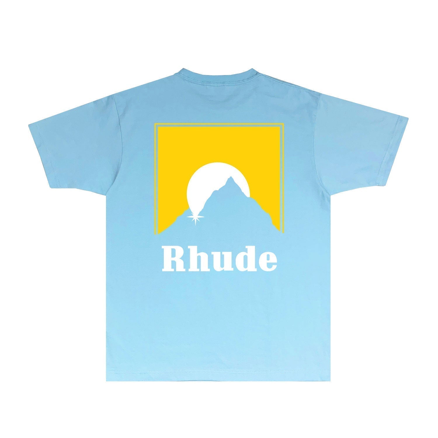 Rhude T-shirts Printed Trendy Pure Cotton