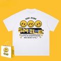 Drew T-shirts Short Sleeve T-shirt Alphabet Graffiti Print