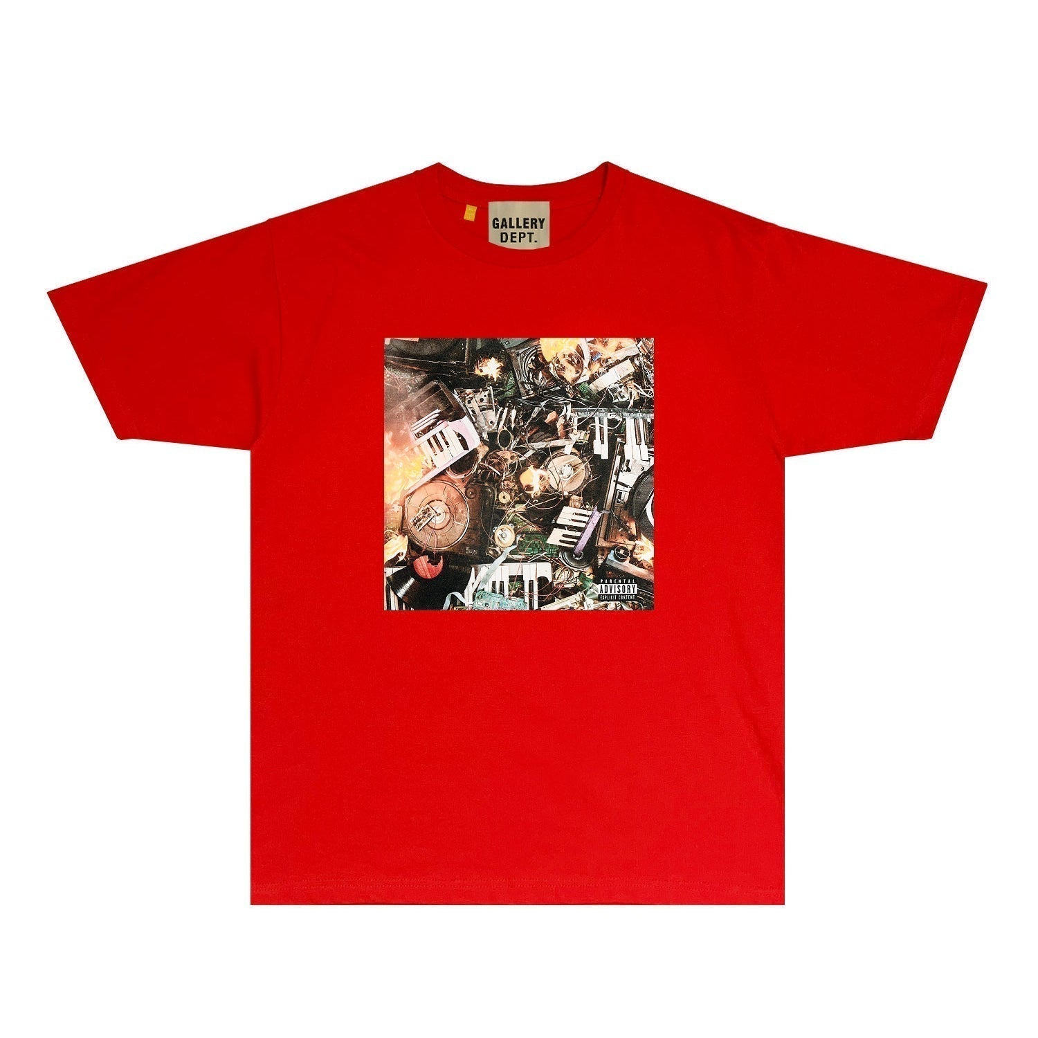Gallery Dept T Shirt Retro Printed Loose Short-Sleeved Shirt