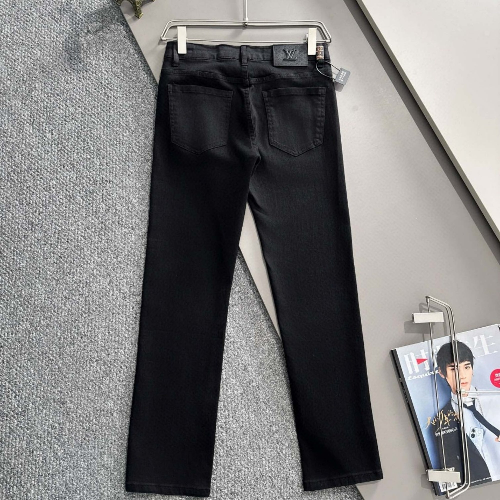 Louis Vuitton Logo-Embroidered Jeans