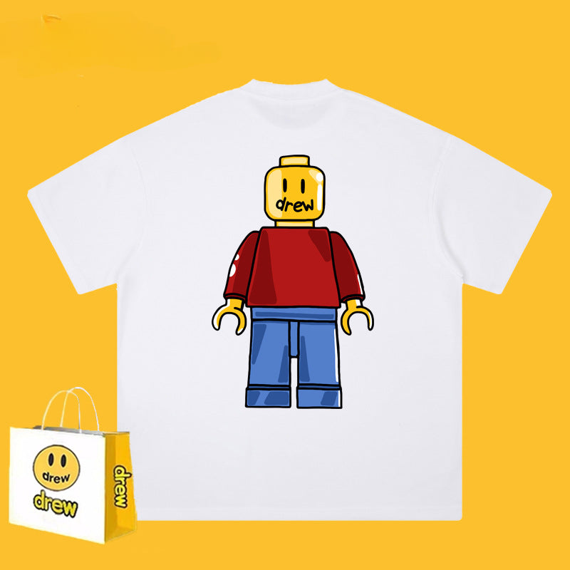 Drew T-shirts Smiley Face Short Sleeve