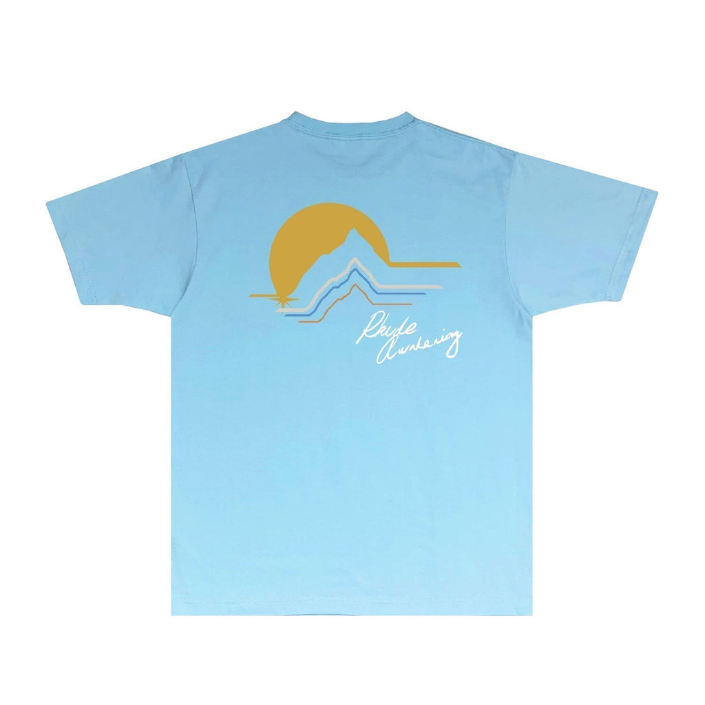 Rhude T-shirts Printed Trendy Pure Cotton