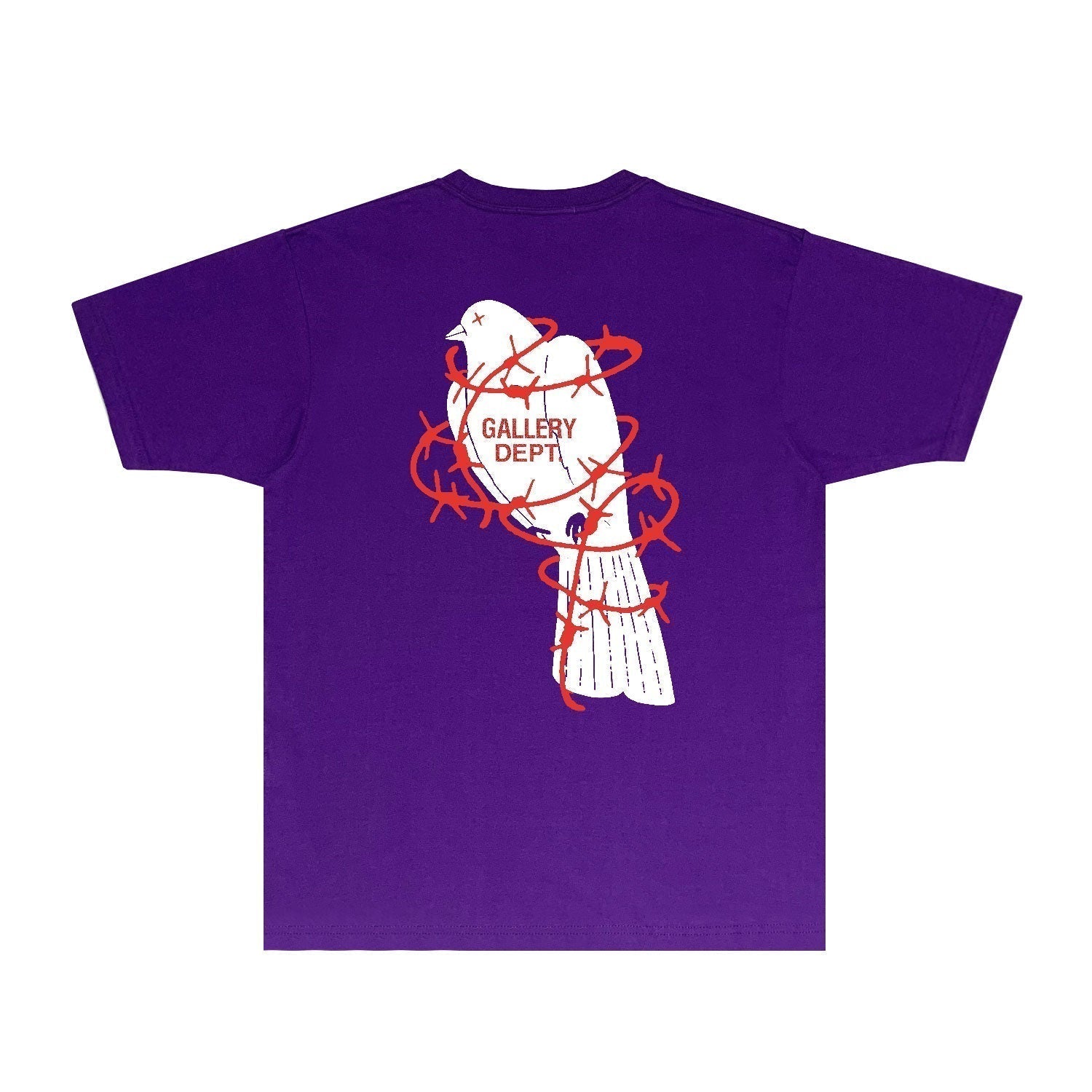 Gallery Dept T Shirt Retro Printed Loose Short-Sleeved Shirt