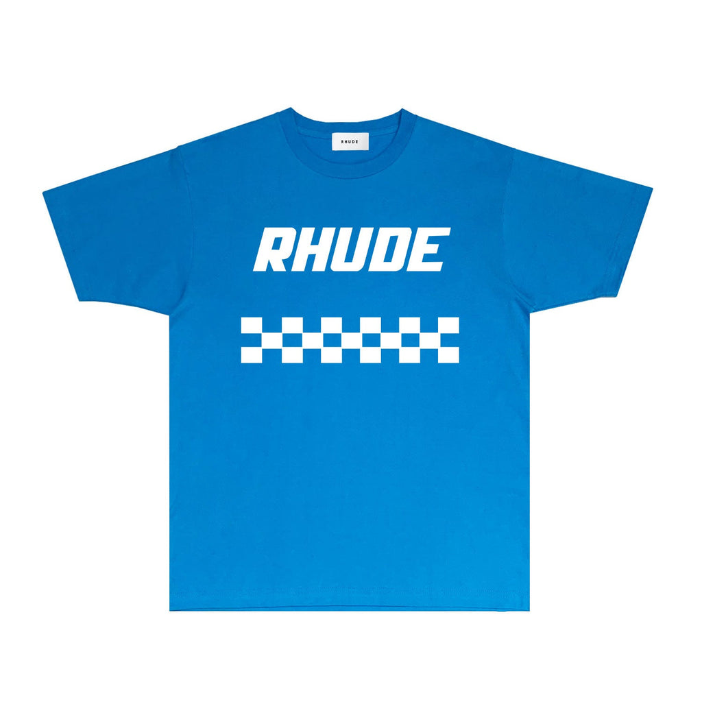 Rhude T-shirts Printed Trendy Pure Cotton