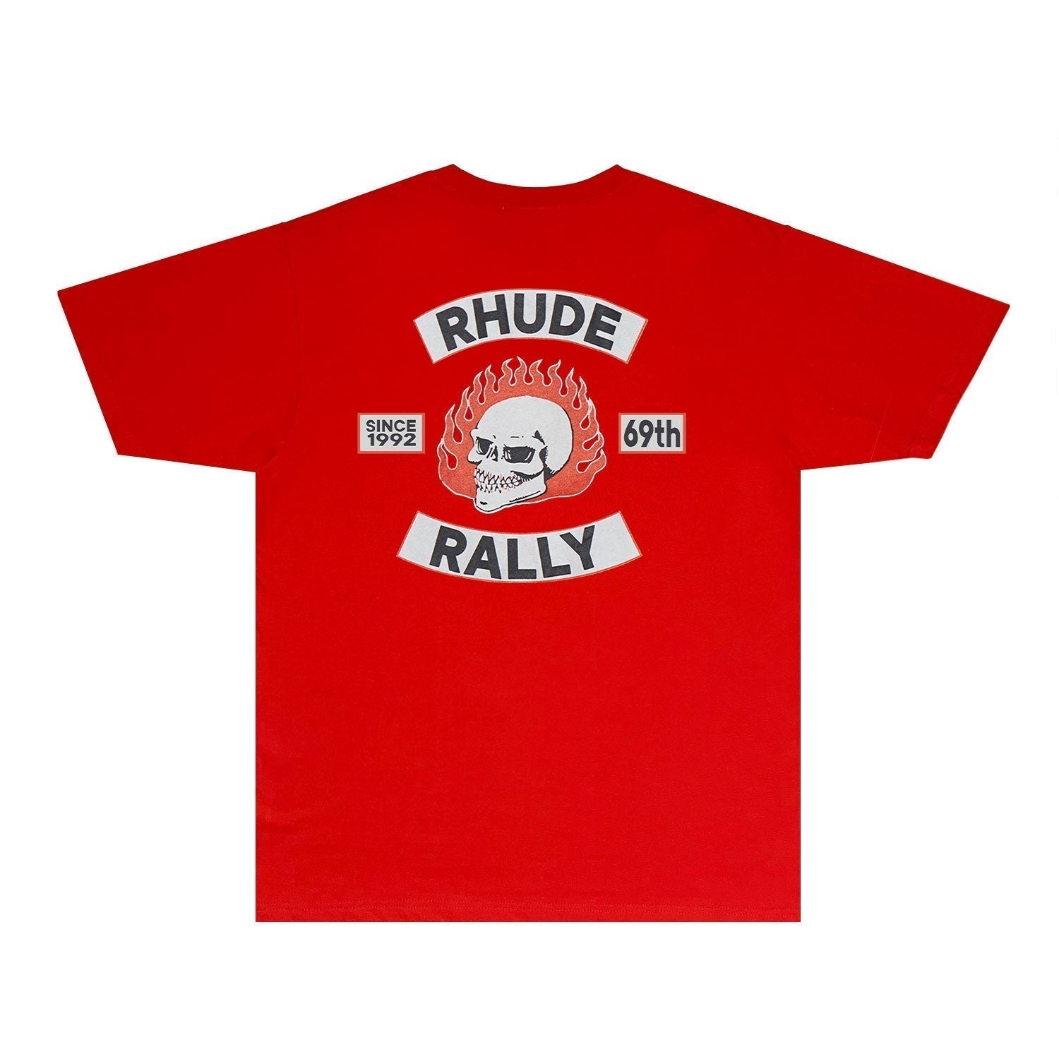 Rhude T-shirts Printed Trendy Pure Cotton