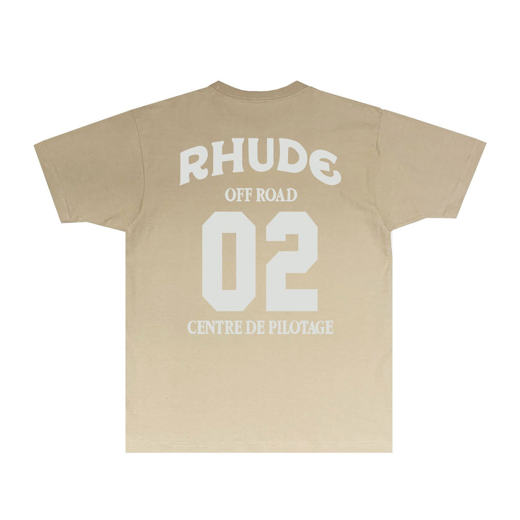 Rhude T-shirts Printed Trendy Pure Cotton