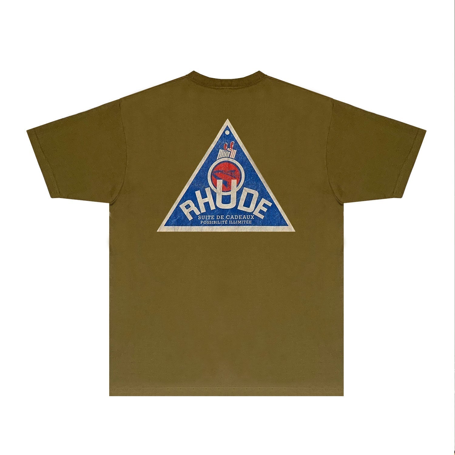 Rhude T-shirts Printed Trendy Pure Cotton